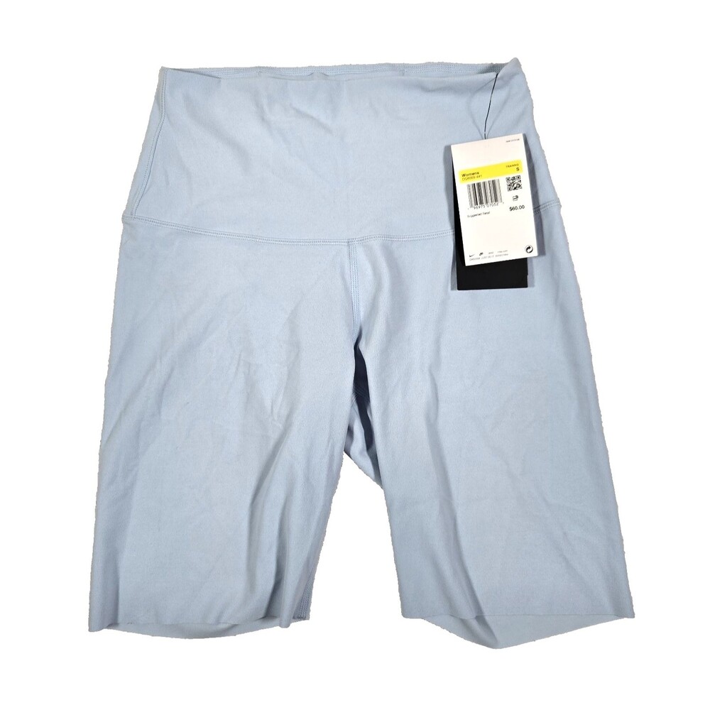 Nike Zenvy Gentle-Support High-Waisted 8" Biker Shorts Blue Women’s Small New